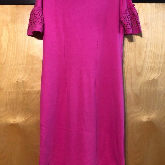 NWT Talbot’s Women’s Short Sleeve Pink Cotton Dress in Size XS Spring Summer - Picture 7 of 8